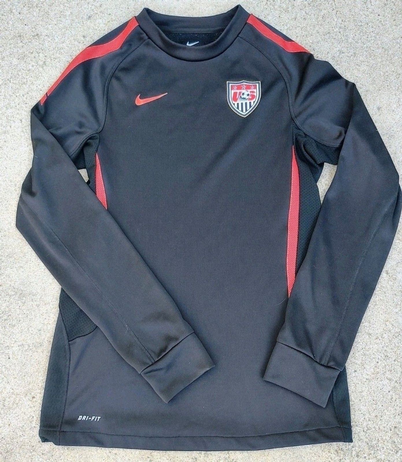 Nike Fit Dry 2008-2010 USMNT Team USA Training Soccer Jersey - Men's Small S