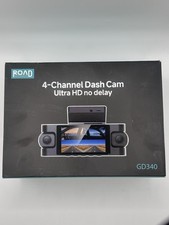 Road Witness GD340 4K 360  DashCam 4 Channel Dash Cam Front and Rear Inside 128G