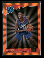2018-19 Donruss Holo Orange Laser Shai Gilgeous-Alexander Rookie #162