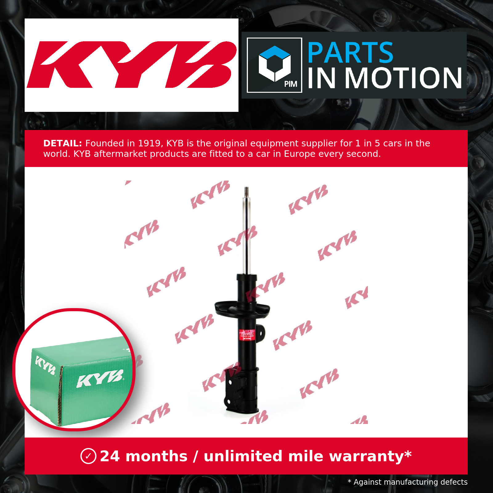 Shock Absorber (Single Handed) fits FIAT 500X 334AXE1A 1.6 Front Right 14 to 20