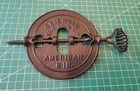 Vintage 6" Griswold American Cast Iron Reversible Steel Spindle NOS - gw5