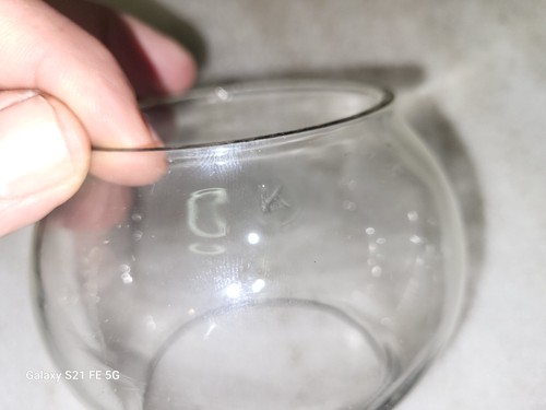 Vintage Adlake Kero Clear Railroad Lantern Globe 3 1/4" Tall - Afbeelding 2 van 6
