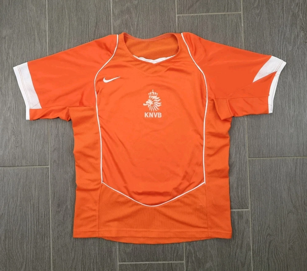 Vintage Retro 2004/05 Niederlande Heim Trikot Größe: XS Y2K Pasha-Style Nike