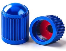15pcs Tire Valve Stem Caps Corrosion Resistant With O Rubber 15 Pcs Blue