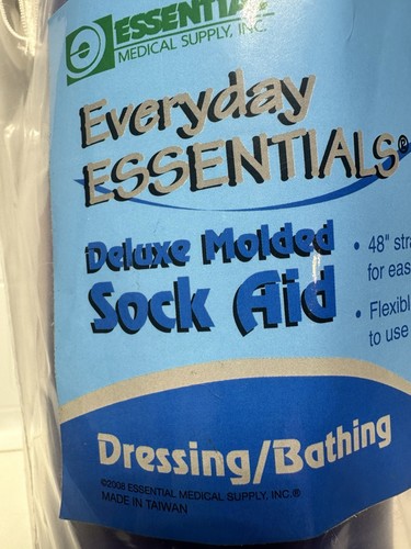 Deluxe Molded Sock Aid by Essential Medical Supply Avoid Bending #L3009 - Picture 2 of 4