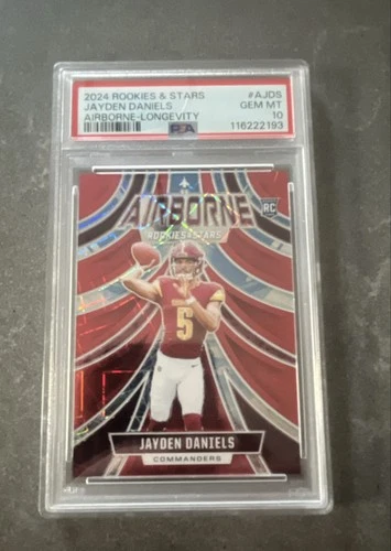 2024 Panini Rookies & Stars - Airborne Jayden Daniels #A-JDS Longevity (RC)