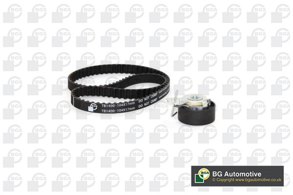 BGA Zahnriemensatz TB1400K FüR Fiat Fiorino GroßRaumlimousine Qubo 225AXA1A 207-image
