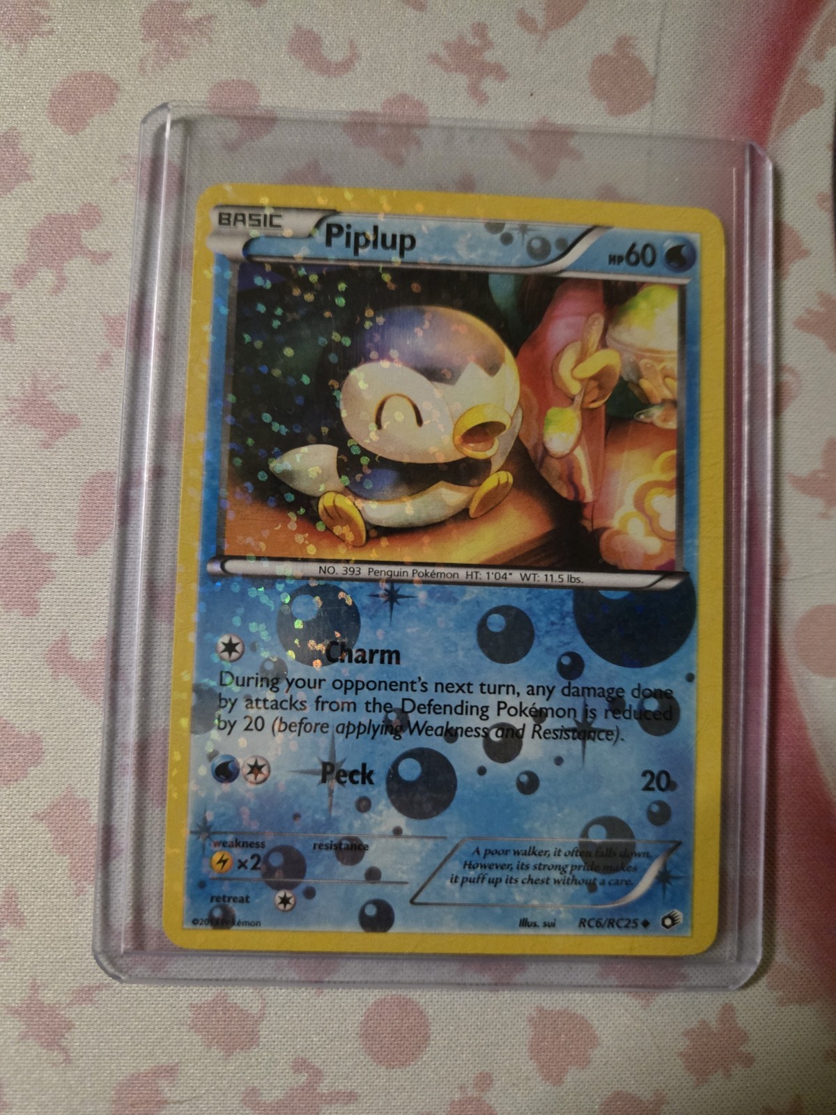Piplup RC6/RC25 Pokemon Legendary Treasures Reverse Holo Uncommon Card 2013 LP-