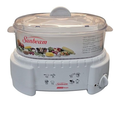 Sunbeam 3-Quart Instant Steam Food Steamer & Rice Cooker With Timer