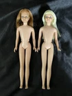Vintage Straight Leg Titian and Lemon Blonde Skipper Dolls #950 AS IS