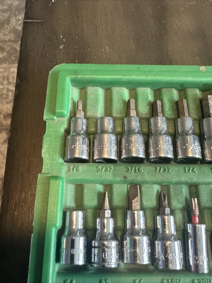 SK 89039 - 28 Piece 1/4" & 3/8" Drive Bit Socket Set Hex Torx Phillips Slotted - Image 4 of 4