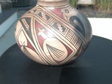 Vintage Rare Signed “JEMO”Mata Ortiz Mexican Potter Vase