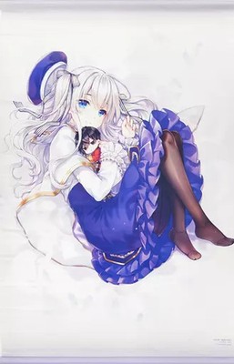 Seirei Gensouki B2 Wildleder Wandteppich Celia Claire Anime Wandbehang mit Stab