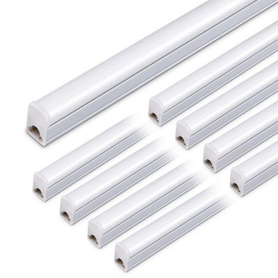 (8 Pack LED T5 3FT Tube Light Fixture, 15W, 1800lm, 6500K, 3 Foot Linkable LE...