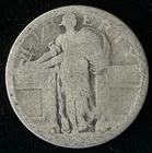 1917-S Standing Liberty Quarter Type 1, Low Grade Example