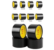Strong Black Packing Tape 60x40m Heavy Duty Parcel Carton Sealing Roll 1-20Roll