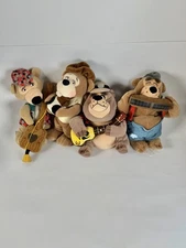 Disney Critter Country Plush Country Bear Jamboree 8" Mini Bean Bag Lot Of 4