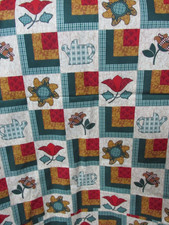 ""TKANINA Z BALI I APPLEQUE DESIGN" - STARY SKLEP WIEJSKI - 2 jardy