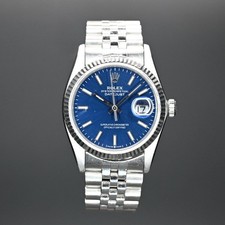 Rolex Datejust 16014 36mm Blue Dial Jubilee Bracelet