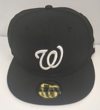 Washington Nationals New Era 59Fifty Black Fi...