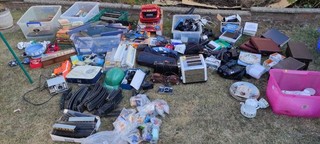 Huge Vintage Car Boot Job Lot Hornby Action Man Cameras Toys China Books Retro