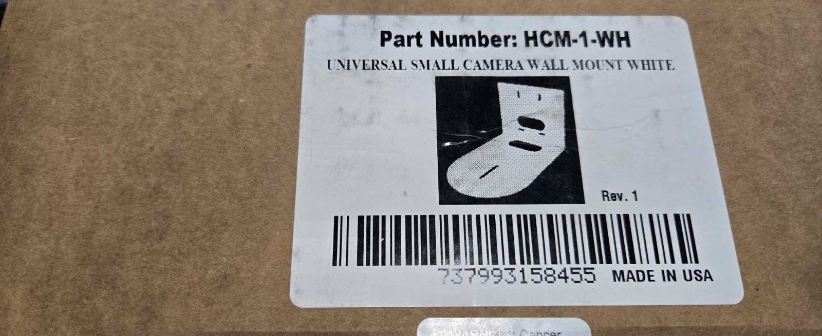 HuddleCamHD Universal Small Camera Wall Mount (White)