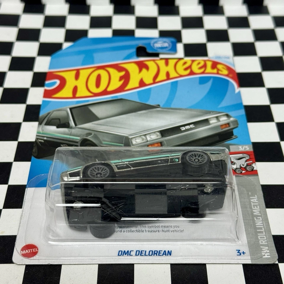 🔥 Hot Wheels DMC Delorean Treasure Hunt 236/250 HW Rolling Metal 3/5 HW - TH - Image 2 of 4