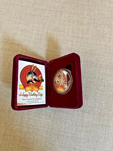 Disney's 50th Birthday 1 Oz 999 Silver Warner Bros Bugs Bunny "What's Up Doc?"
