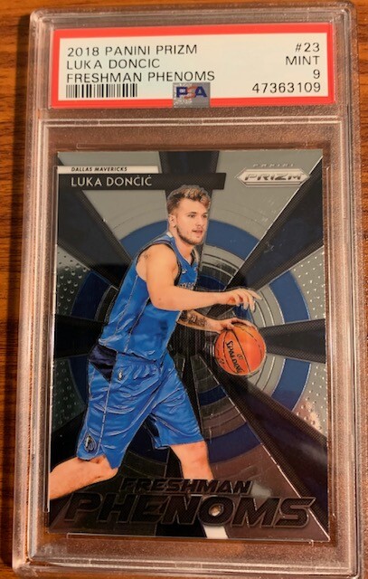 PANINI prizm DONCIC ドンチッチ  ルーキー PSA9 rc Rare 18-19 Prizm Mosaic Luka Doncic Orange Rookie RC /99 PSA