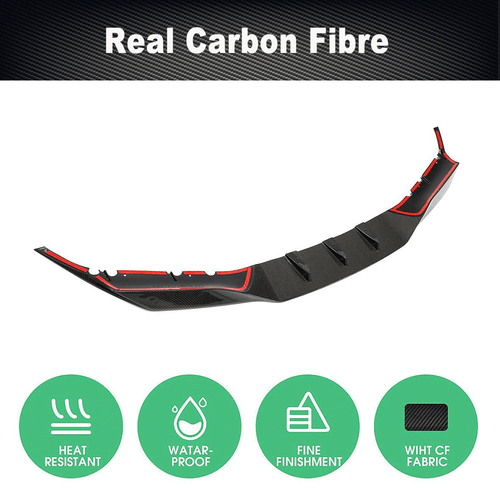 Spoiler in carbonio labbro spoiler anteriore diffusore attacco anteriore per BMW SERIE 5 F90 M5 2018-20 - Foto 6 di 12