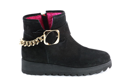 Marino Fabiani Suede Italian Boots New Winter Black Fur  Sizes 6,7,8,9,10,11