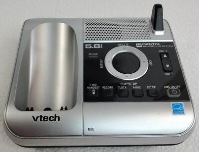 VTech CS5121 5.8 GHz Base ONLY Digital Answering Machine Caller ID Replacement