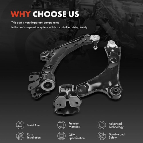 2Pcs Front Lower Control Arm & Ball Joint Assembly for Land Rover LR2 2008-2015 - Picture 5 of 8