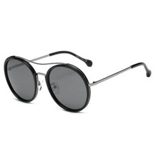 Retro Polarized Lens Circle Round Sunglasses