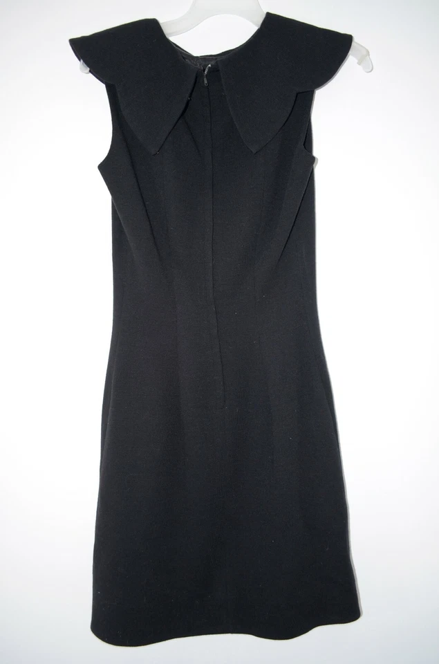 Vestido vintage años 5060 hecho en Unión mod cuello festoneado, talla XS/S. sin mangas Foto 3 de 4