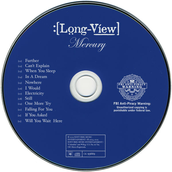 Longview - Mercury (CD, Album) (Near Mint (NM or M