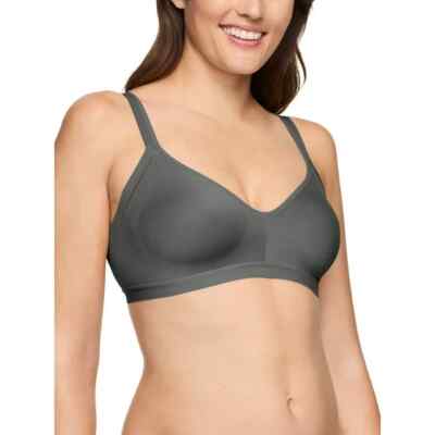 WARNERS BLISSFUL BENEFITS SEAMLESS STRETCH BRA STONE BRAND NEW RM3911 032