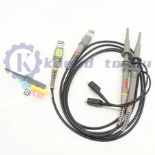 2PCS P6100 100MHz Oscilloscope Probe 10:1 and 1:1 for Rigol Atten Owon Siglent