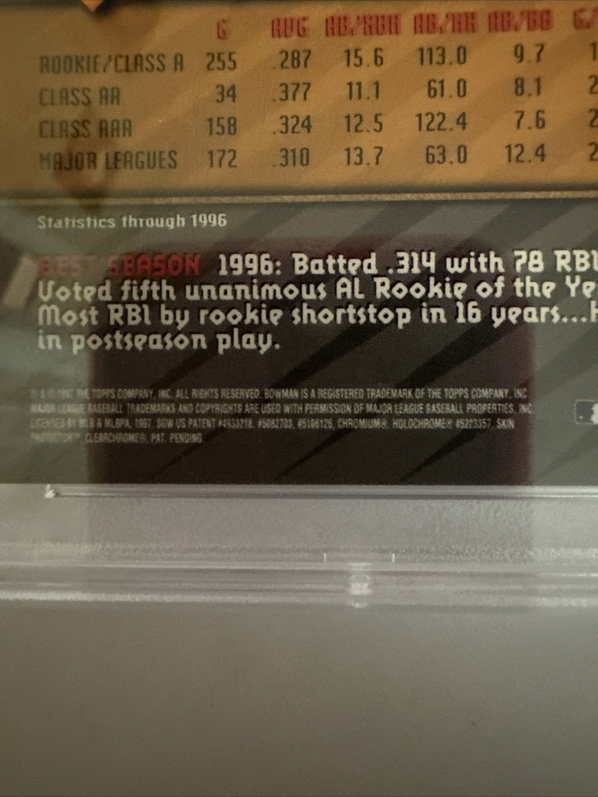 1997 Bowmans Best Derek Jeter #82 PSA 10 Gem Mint HOF Yankess Vintage 53944896 view 10