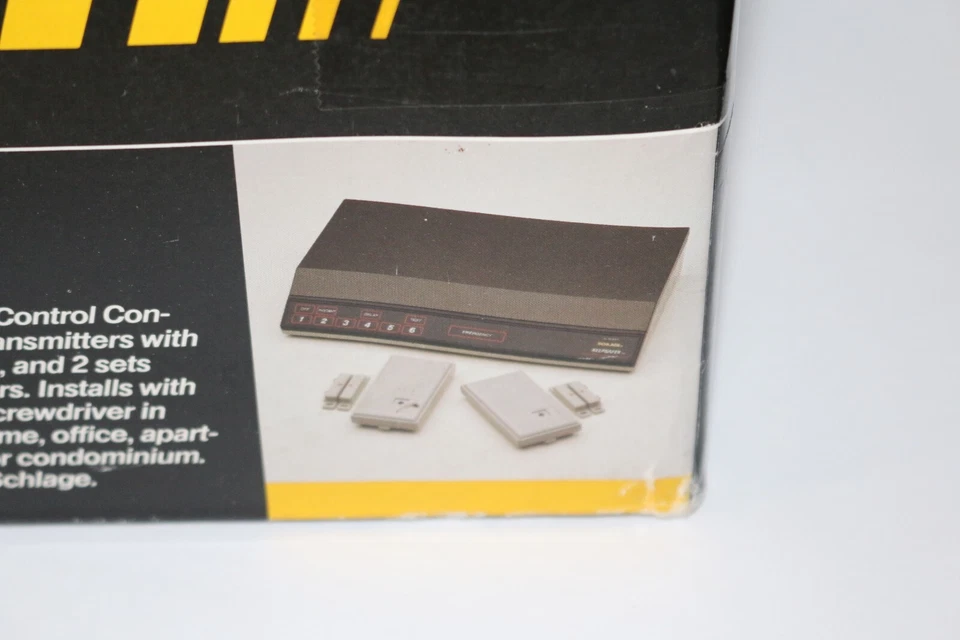 NOS Schlage Keepsafer Sistema de Seguridad Inalámbrico con Consola, Sensores Alarma Intruso Foto 2 de 4