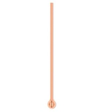 Head Pin, 100 Copper Plated Brass 3/4 Inch Long 24 Gauge with 1.5mm Ball