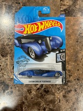 2020 Hot Wheels #121 /250 CUSTOM CADILLAC FLEETWOOD Blue/Black Rod Squad #8/10