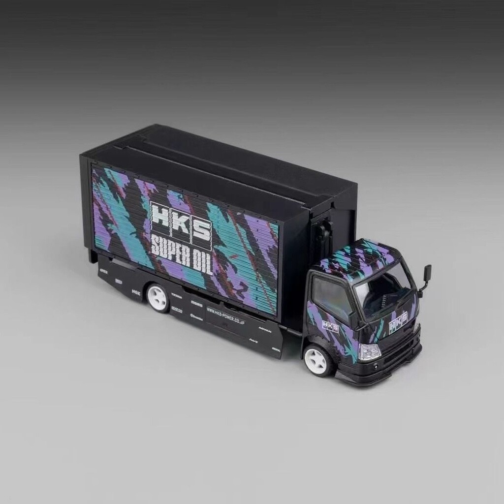 TimeMicro 1/64 H300 フラットベッド 積載車 HKS TimeMicro 1/64 H300 フラットベッド 積載車 HKS TimeMicro 1/64