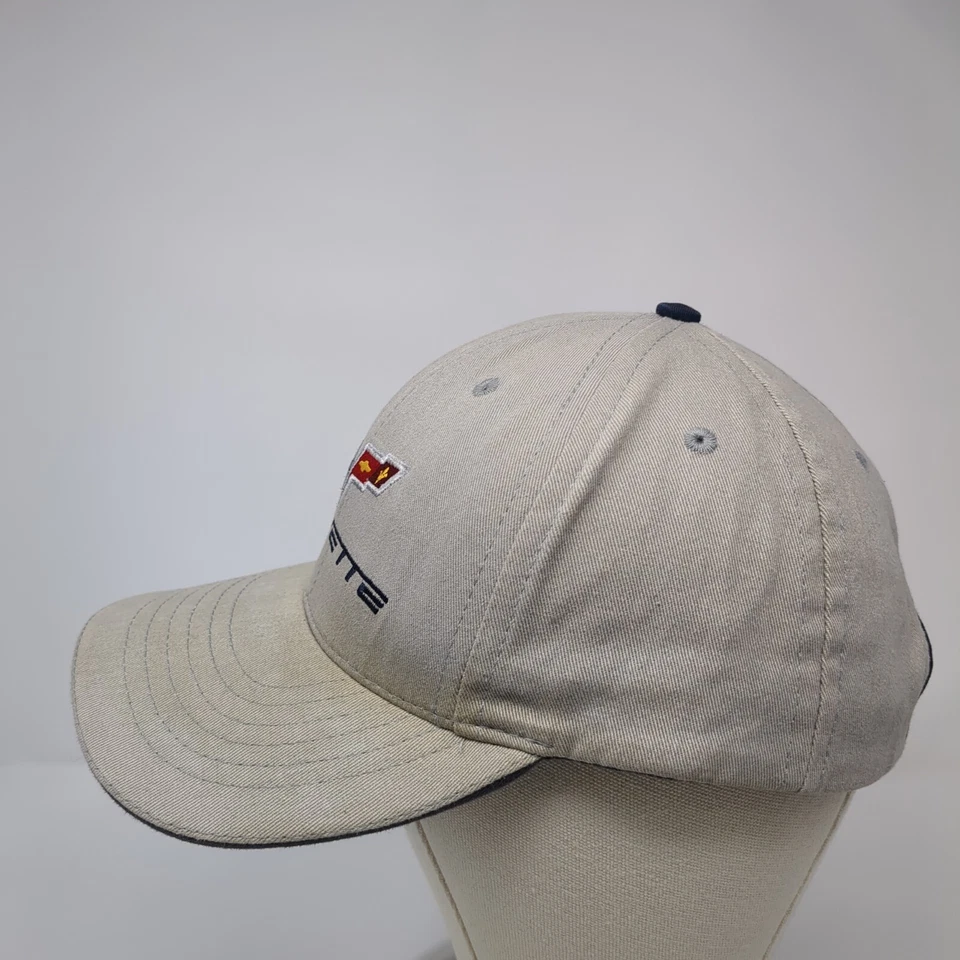 Gorra de béisbol Corvette Slideback gris talla única ajustable bordada 6 paneles Foto 3 de 4