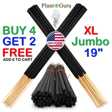 30 Jumbo Incense Sticks 19 inch Long Bulk Wholesale 19" Hand Dipped Variety Lot