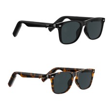 Smart Glasses Polarized Sunglasses Bluetooth Open Ear Speak Headset Unisex 2Pack