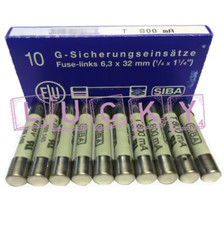 10PCS/BOX New For SIBA 7006565 T800mA 800mA H500V 6.3x32mm Fuse replacement