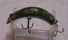 031525 VINTAGE KAUTZKY LAZY IKE 1  LURE  2" FROG