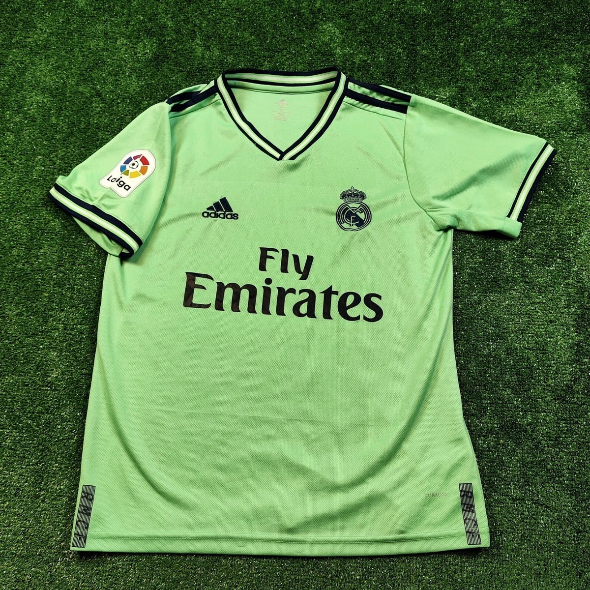 Adidas Real Madrid Shirt Jersey Mens Small Climalite Green Mint Laliga 2019