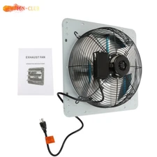 14 Inch Shutter Exhaust Fan Wall Mounted High Speed Aluminum Greenhouse Garage